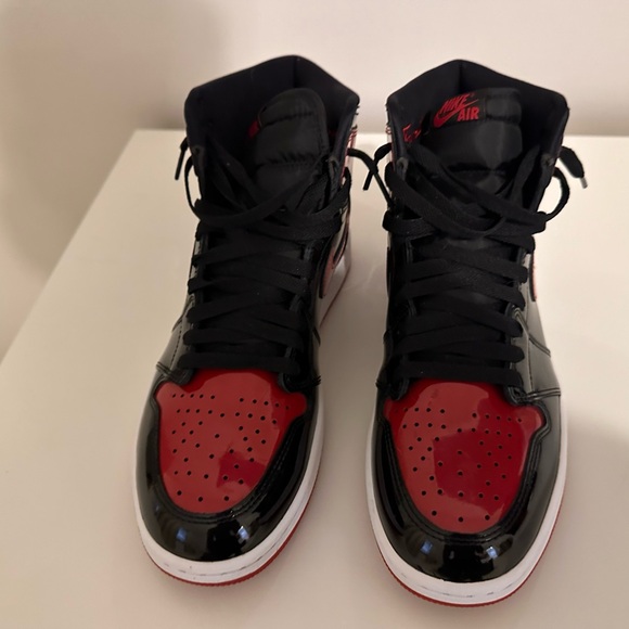Air Jordan 1 Retro High OG Patent Bred Sz 10 - Picture 6 of 7